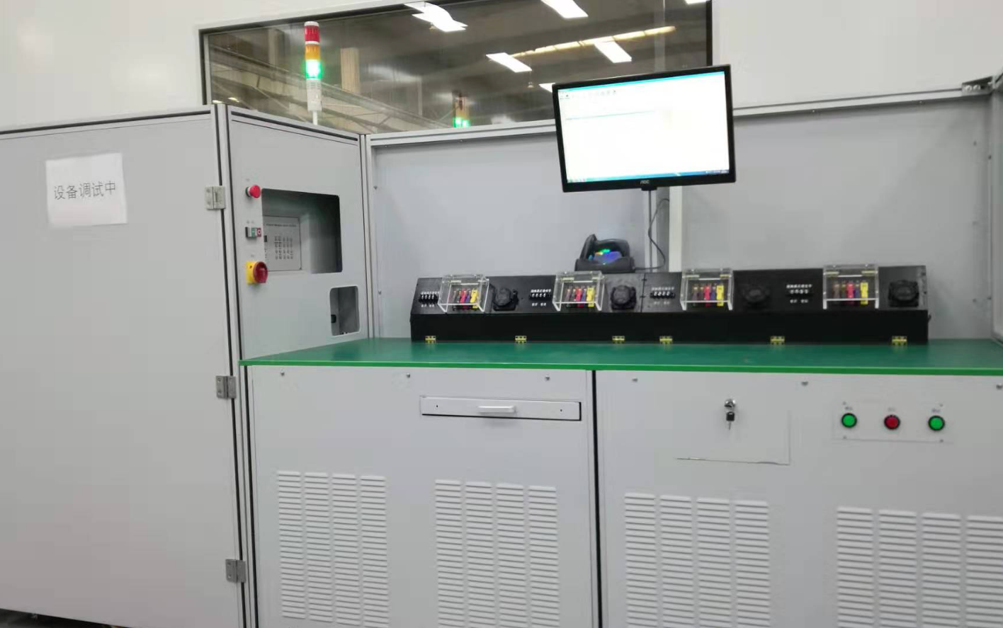 大事記，行業(yè)首家四合一交流充電樁自動(dòng)化測(cè)試系統(tǒng)投入使用